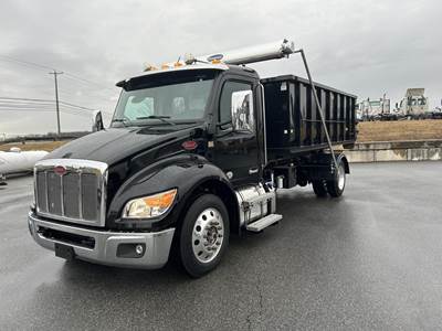 Peterbilt 536 Single Axle Hooklift Truck - Paccar, 300HP, 6 Speed Allison Rds Automatic