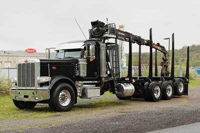 Peterbilt 389 Truck-Mounted Log Loader