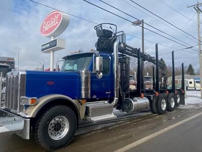 Peterbilt 589 Logging Truck - Cummins, 605HP, 18 Speed Manual