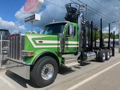 Peterbilt 589 Logging Truck - Cummins, 605HP, 18 Speed Manual