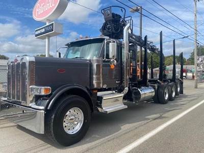 Peterbilt 589 Logging Truck - Cummins, 605HP, 18 Speed Manual