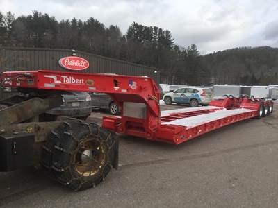 Talbert 55CC 53x102 Tri Axle Lowboy Trailer - Ridewell