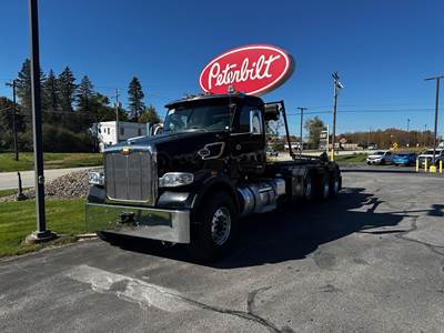 Peterbilt 567 Tri Axle Roll Off Truck - Cummins, 500HP, 6 Speed Allison Rds Automatic