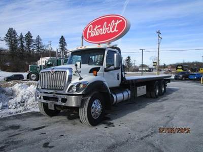 International HV Tandem Axle Rollback Tow Truck - Cummins, 370HP, 8Ll Manual