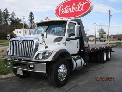 International HV Tandem Axle Rollback Tow Truck - Cummins, 370HP, 6 Speed Allison Rds Automatic