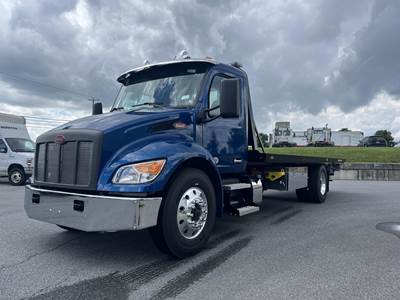 Peterbilt 537 Rollback Tow Truck - Paccar, 350HP, 6 Speed Allison Hs Automatic