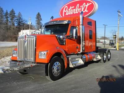 Kenworth W990 Sleeper Semi Truck - 76" Raised Roof Sleeper, Cummins 400HP, 12 Speed Endurant Amt