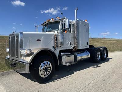 Peterbilt 388 Sleeper Semi Truck - 48" Flat Top Sleeper, Cummins 550HP, 18 Speed Manual