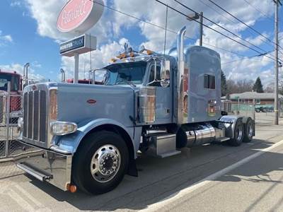 Peterbilt 389 Sleeper Semi Truck - Raised Roof Sleeper, Cummins 500HP