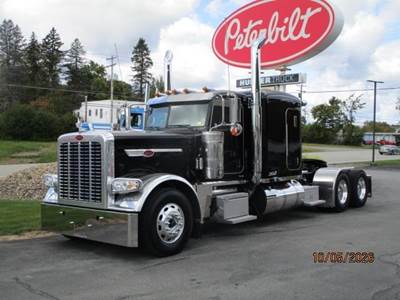 Peterbilt 389X Sleeper Semi Truck - 72" Flat Top Sleeper, Cummins 500HP, 18 Speed Manual