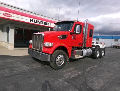 Peterbilt 567 Sleeper Semi Truck - Flat Top Sleeper, Cummins 500HP, 13 Speed Manual