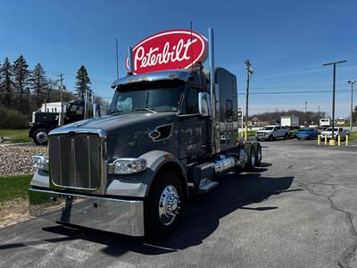 Peterbilt 567 Tri Axle Sleeper Semi Truck - 72" Mid Roof Sleeper, Cummins 565HP, 18 Speed Endurant Amt