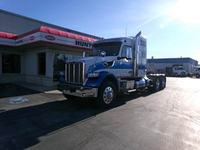 Peterbilt 567 Sleeper Semi Truck - 58" Flat Top Sleeper, Cummins 565HP, 18 Speed Manual