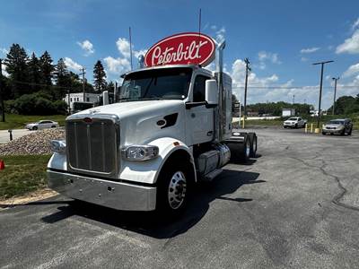 Peterbilt 567 Sleeper Semi Truck - 44" Flat Top Sleeper, Paccar 510HP, 12 Speed Amt