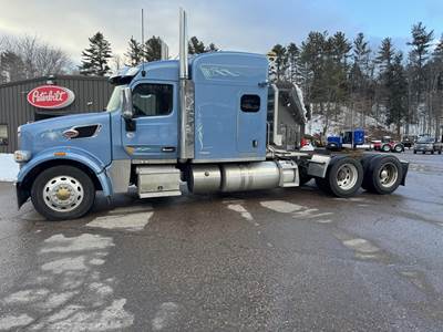Peterbilt 567 Sleeper Semi Truck - 80" Mid Roof Sleeper, Cummins 565HP, 18 Speed Manual