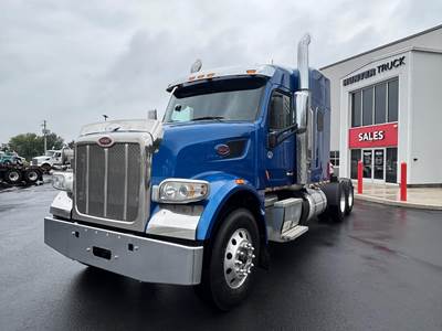 Peterbilt 567 Sleeper Semi Truck - Mid Roof Sleeper, Cummins 500HP, 18 Speed Manual