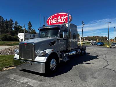 Peterbilt 567 Tri Axle Sleeper Semi Truck - 72" Raised Roof Sleeper, Cummins 565HP, 18 Speed Amt