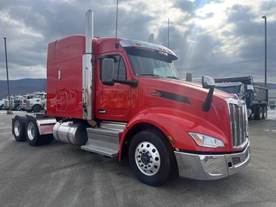 Peterbilt 579 Sleeper Semi Truck - 72" Raised Roof Sleeper, Cummins 450HP, 12 Speed Endurant Amt
