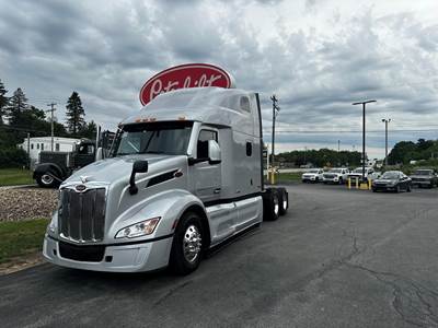 Peterbilt 579 Sleeper Semi Truck - 80" Raised Roof Sleeper, Paccar 455HP, 12 Speed Amt