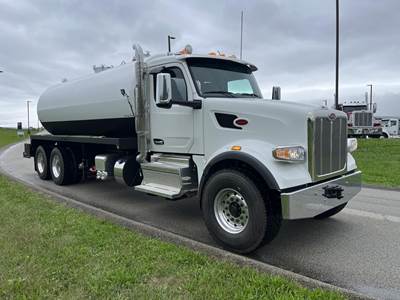 Peterbilt 567 Tri Axle Vacuum Truck - Cummins, 500HP, 18 Speed Manual