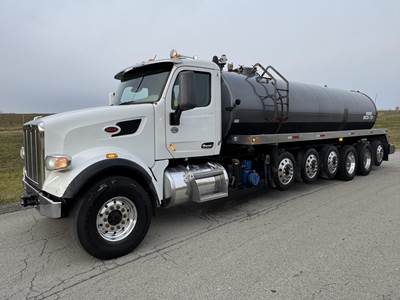 Peterbilt 567 5460 Gallon Water Truck - Cummins 505HP, 18 Speed Manual