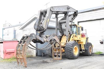 Volvo L180E Wheel Loader - Log Grapple