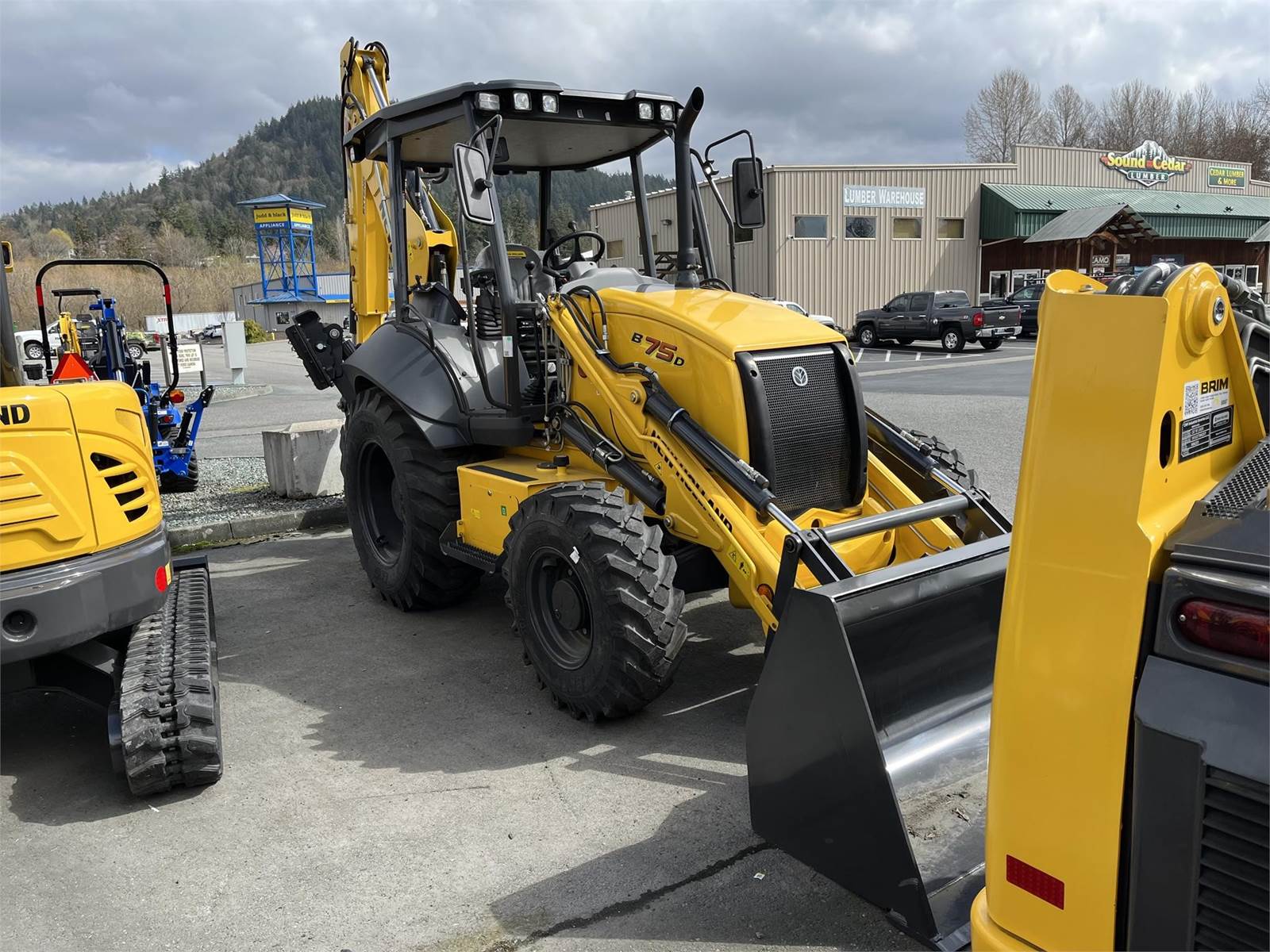 2022 New Holland B75D loader backhoe 75hp, with loader, with backhoe