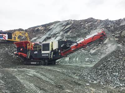 Sandvik QJ341 Crushing Plant