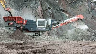 Sandvik QJ341 Crushing Plant