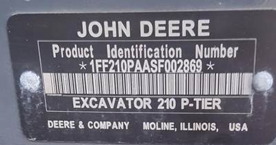 John Deere 210 P-TIER Excavator