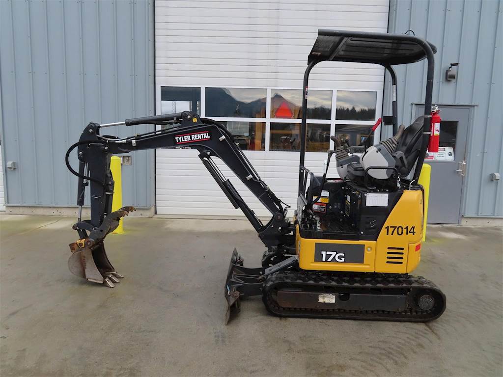 2017 John Deere 17G Mini Excavator For Sale, 433 Hours Juneau, AK