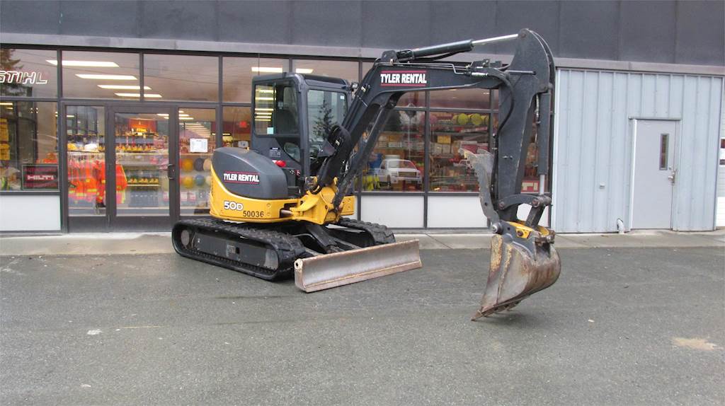 2013 John Deere 50D Mini Excavator For Sale, 2,271 Hours Juneau, AK