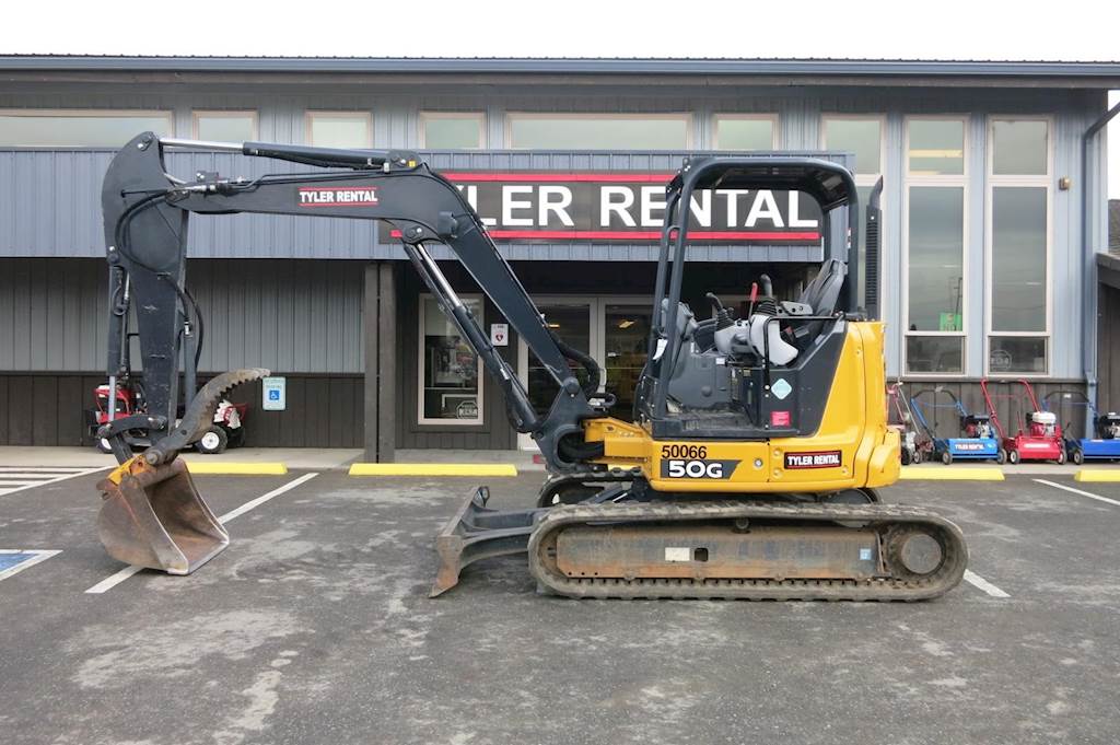 2017 John Deere 50G Mini Excavator For Sale, 1,433 Hours Chehalis, WA