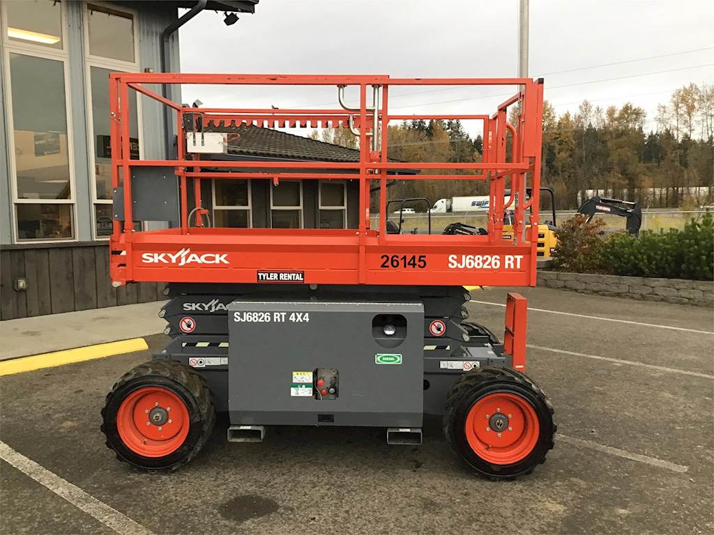 2019 Skyjack SJ6826RT Scissor Lift For Sale, 712 Hours Chehalis, WA