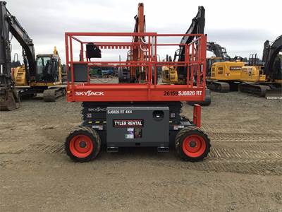 Skyjack SJ6826RT Scissor Lift - 26ft Working Height