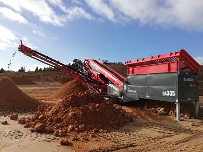 Sandvik QA335 Screening Plant