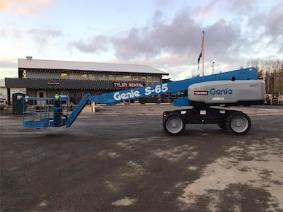 Genie S-65 Telescopic Boom Lift - 71ft Working Height