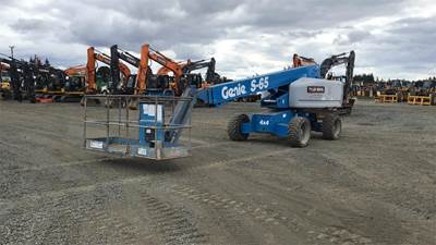 2013 Genie S-65 Telescopic Boom Lift - 71ft Working Height For Sale ...