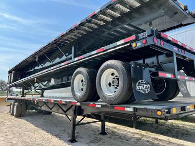 UTILITY 48ft Flatbed Trailer - Spring