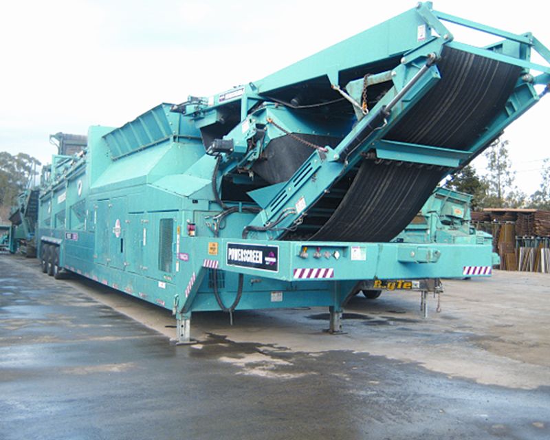 2011 Powerscreen 3300 Trommel Screen For Sale American Canyon, CA