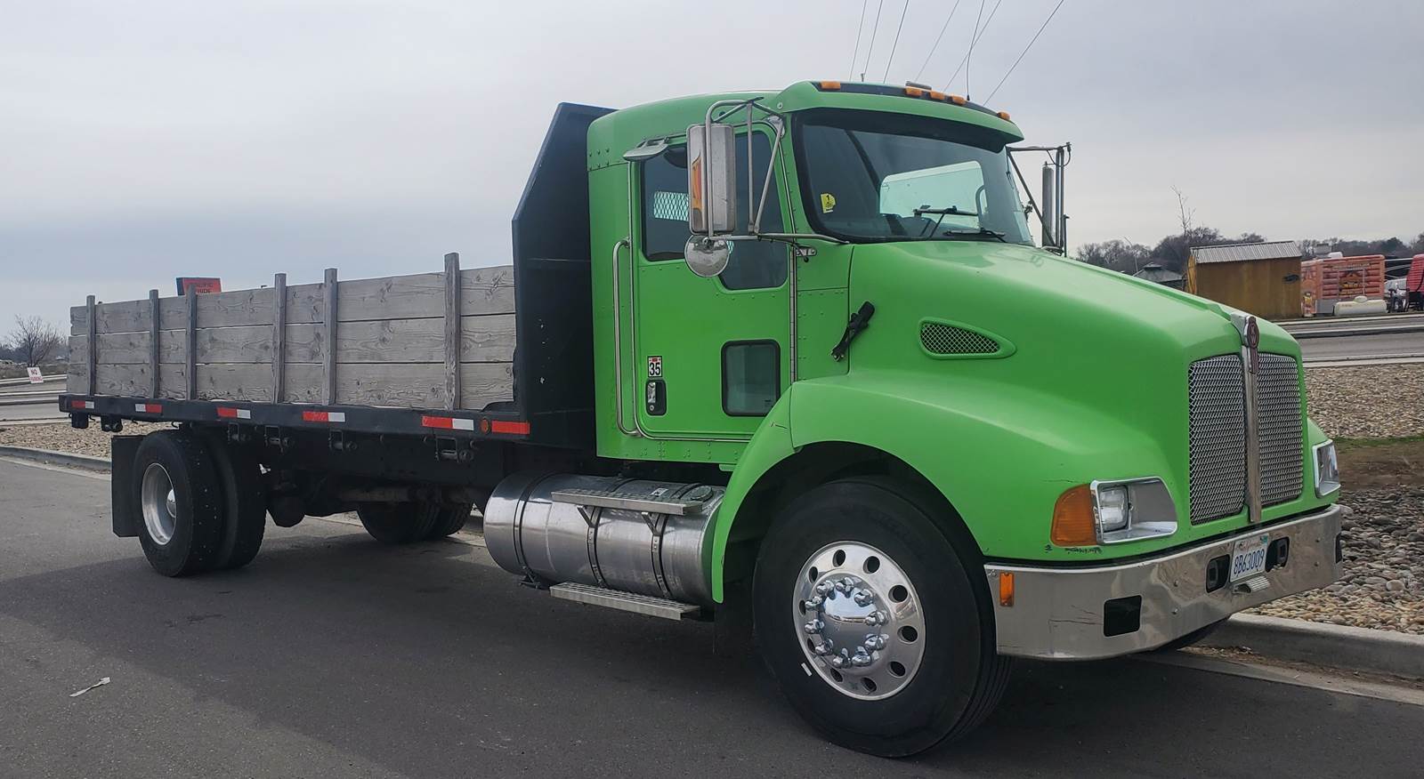 2007 Kenworth T300 Flatbed Dump Truck For Sale, 178,000 Miles Walla
