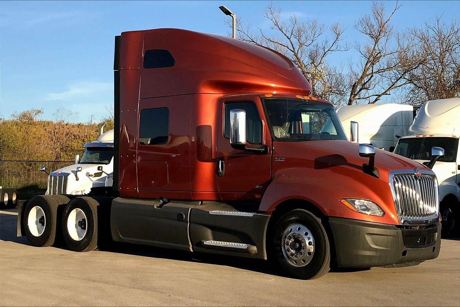 2019 International LT Sleeper Semi Truck 73" Raised Roof Sleeper, A26