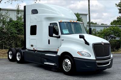 International LT625 Sleeper Semi Truck - 73" Raised Roof Sleeper, Cummins 450HP, 12 Speed