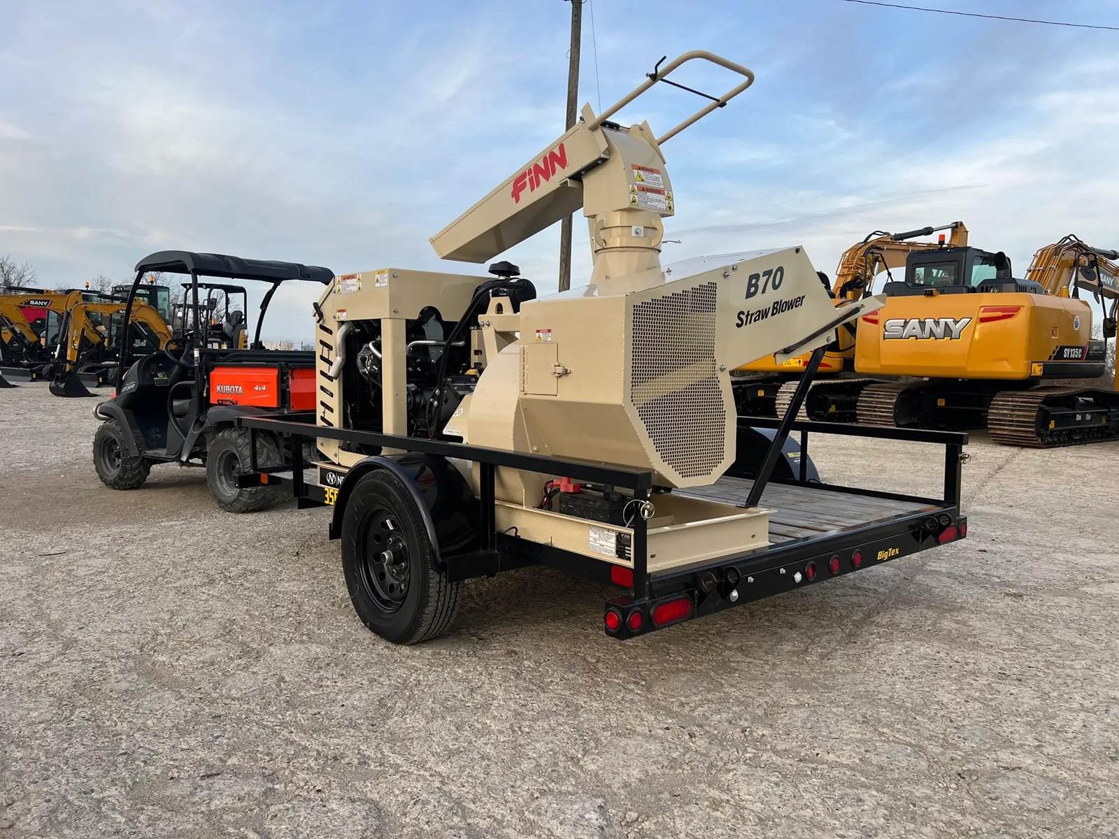 2022 FINN B70RHF Hydroseeder / Straw Blower For Sale, 5 Hours Verona