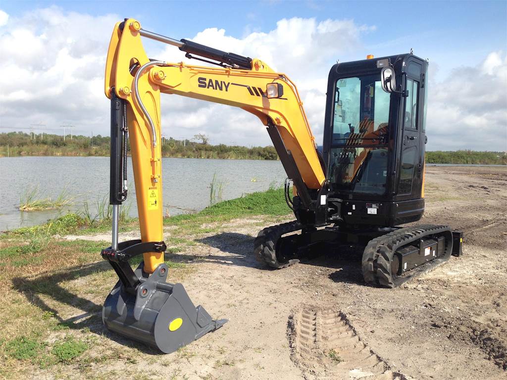 2015 Sany SY35U Mini Excavator For Sale, 228 Hours Bartow, FL T9189