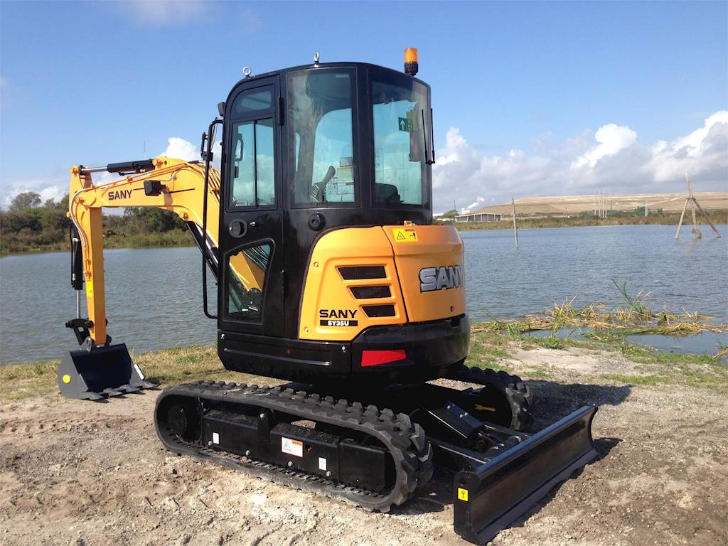 2015 Sany SY35U Mini Excavator For Sale, 228 Hours Bartow, FL T9189