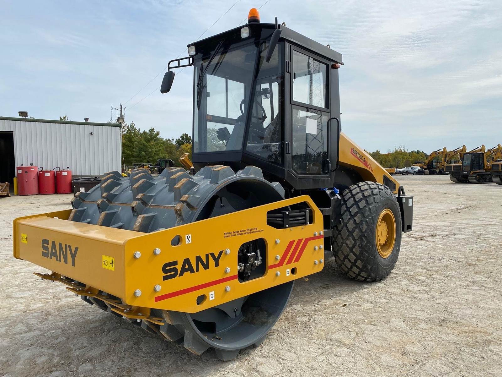 2021 Sany SSR120C8 Smooth Drum Roller Compactor For Sale, 567 Hours