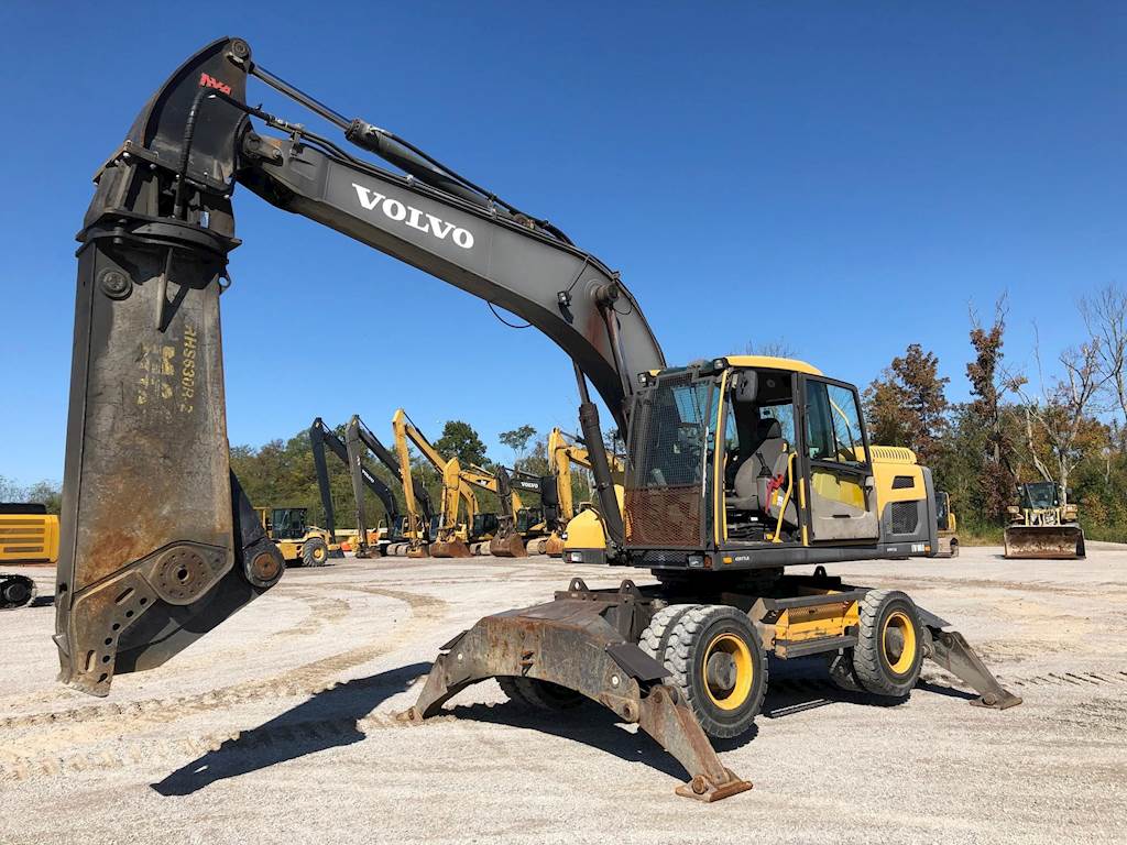 2013 Volvo EW180D Wheeled Excavator For Sale, 4,434 Hours Walton, KY