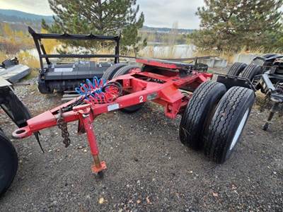 Fruehauf Single Axle Steel Dolly Trailer - Spring, Fixed Axle
