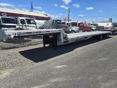 Benson 53x102 Aluminum Drop Deck Trailer - Air Ride, Sliding Spread Axle